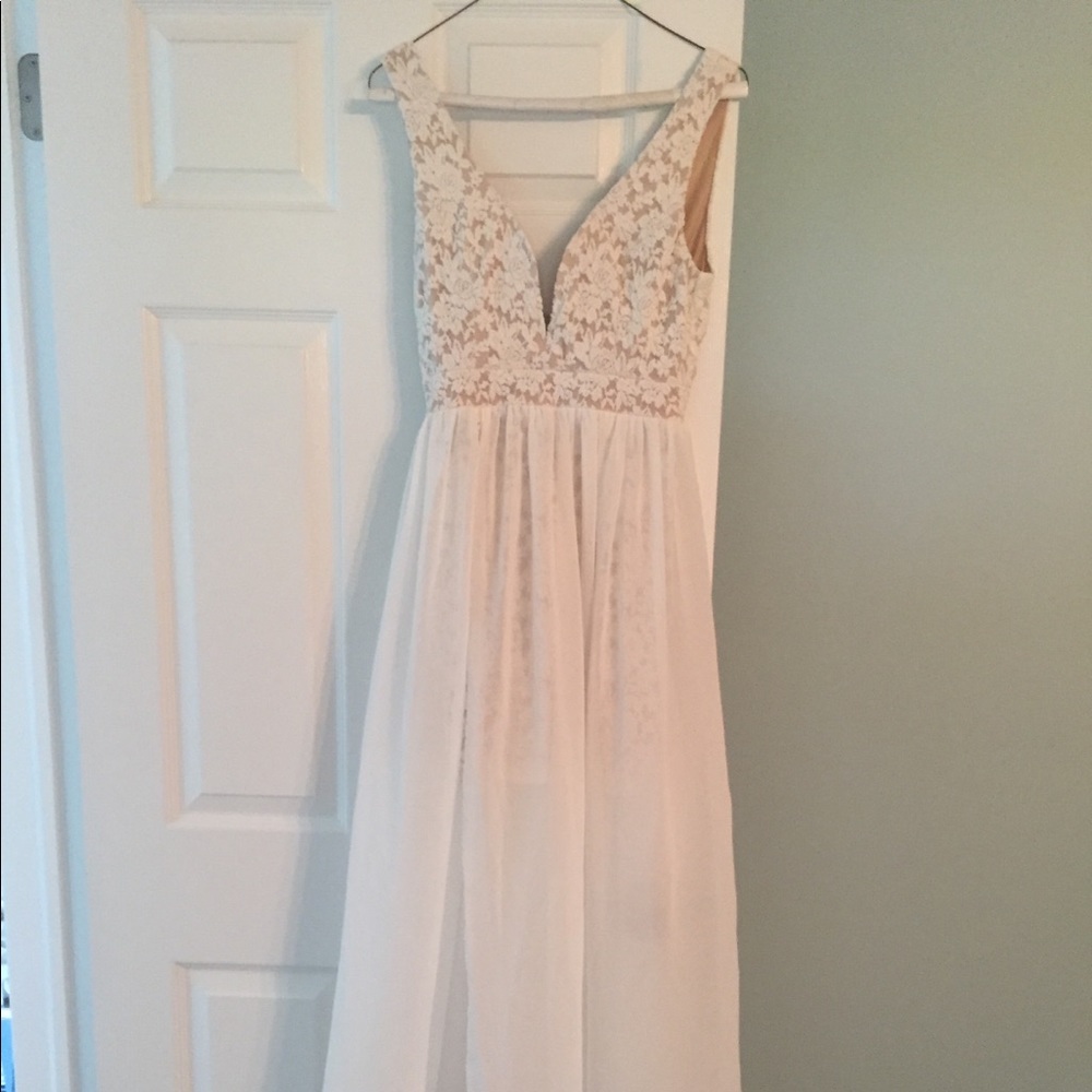 Ark & Co high slit hi low dress from Lulus